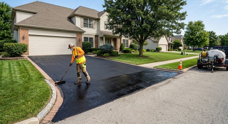 Residential Driveway Sealcoating in Grand Rapids, MI